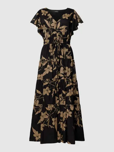 Lauren Ralph Lauren Maxikleid mit floralem Allover-Muster in Black