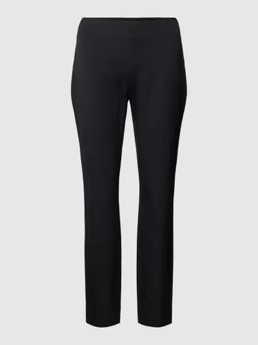 Lauren Ralph Lauren Skinny Fit Stoffhose mit Nahtreißverschluss Modell 'KESLINA' in Black