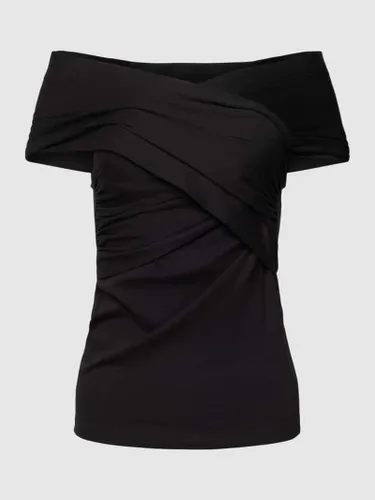 Lauren Ralph Lauren T-Shirt in Wickel-Optik Modell 'BARNITA' in Black