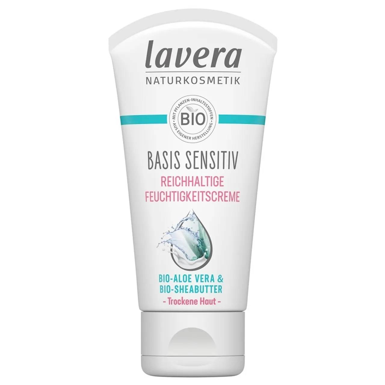 lavera - basis sensitiv Reichhaltige Feuchtigkeitscreme Gesichtscreme 50 ml