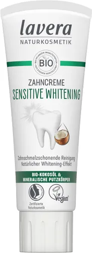 lavera Zahncreme Sensitive Whitening - 5-facher Schutz -
