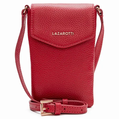 Lazarotti - Bologna Leather Handytasche Leder 10 cm Zubehör Braun Damen