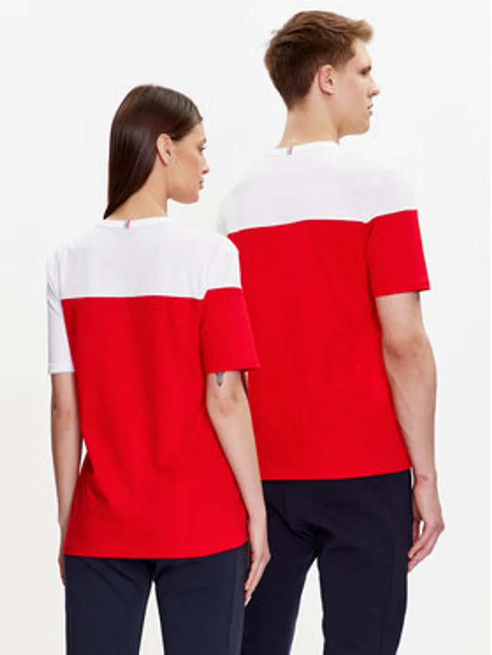 Le Coq Sportif T-Shirt Unisex 2310366 Rot Regular Fit