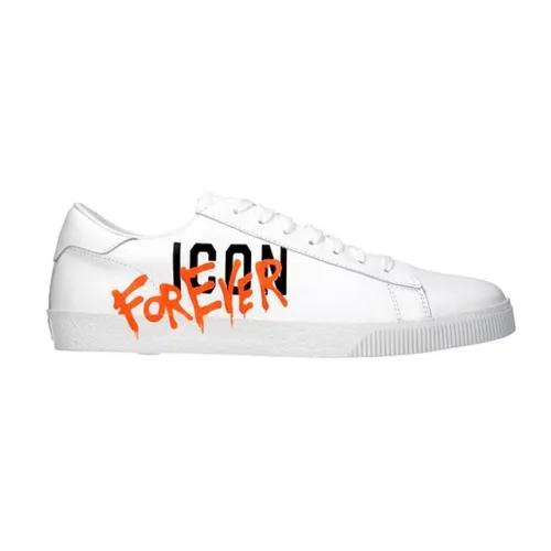 Leder Icon Sneakers Dsquared2