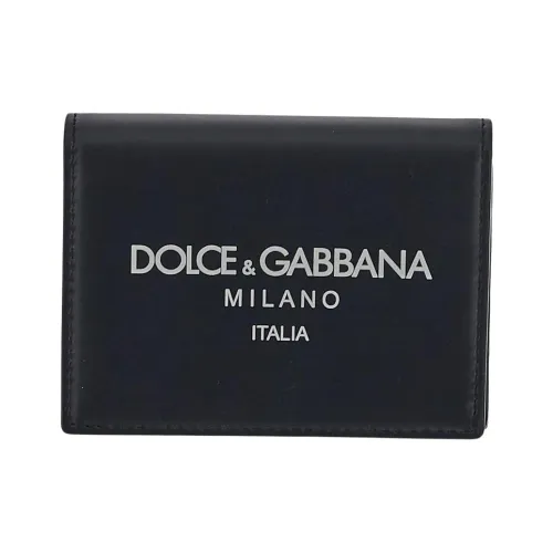 Leder Logo Geldbörse Dolce & Gabbana