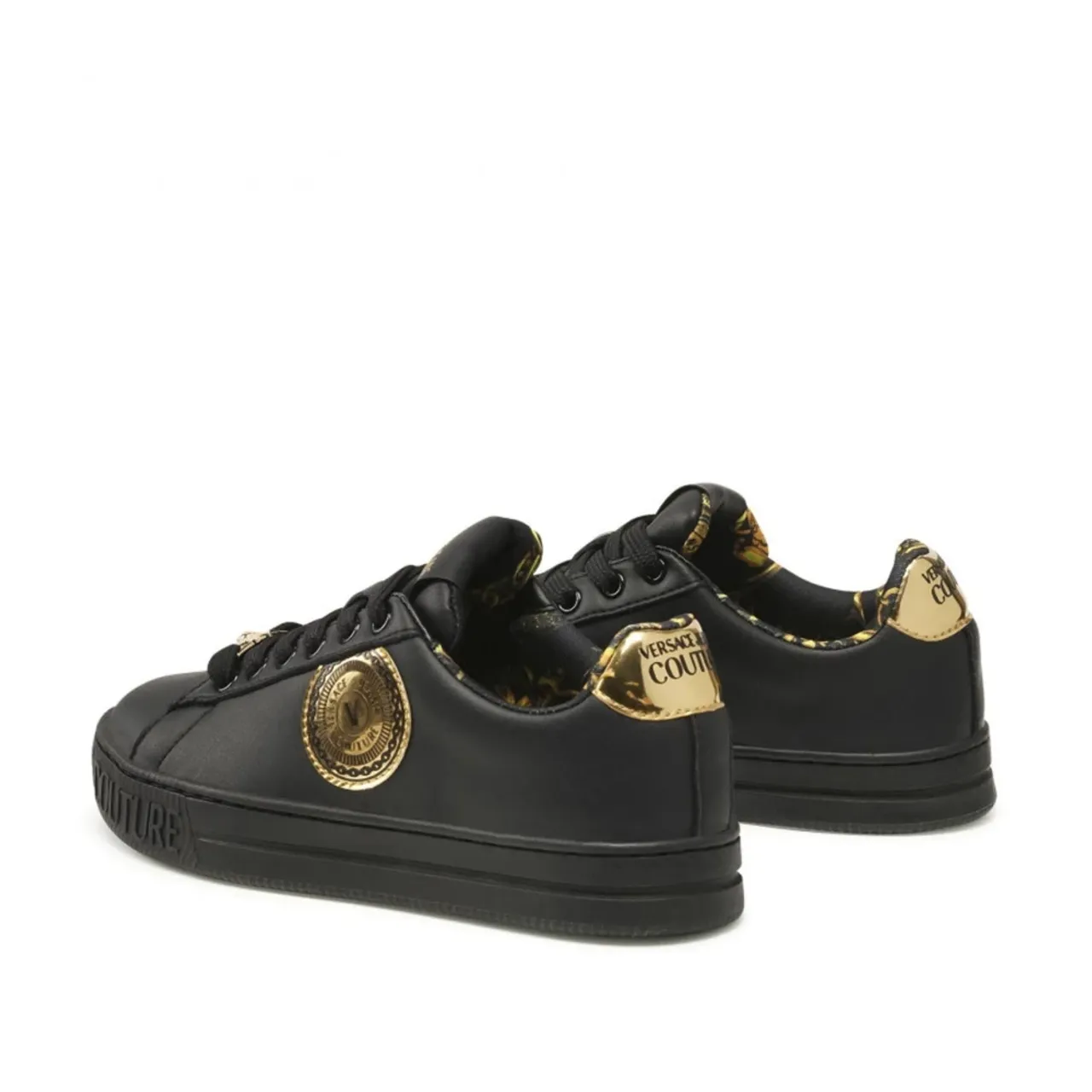 Leder Logo Sneakers Versace Jeans Couture