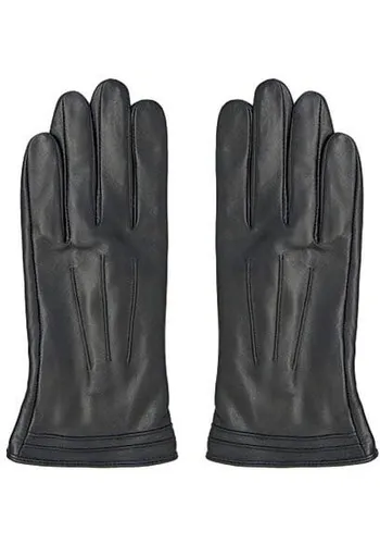 Lederhandschuhe J.JAYZ Gr. 7, grau Damen Handschuhe Fingerhandschuhe