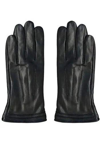 Lederhandschuhe J.JAYZ Gr. 7,5, schwarz Damen Handschuhe Fingerhandschuhe