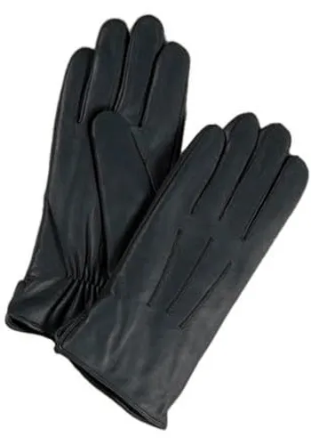 Lederhandschuhe J.JAYZ Gr. 8, schwarz Damen Handschuhe Fingerhandschuhe