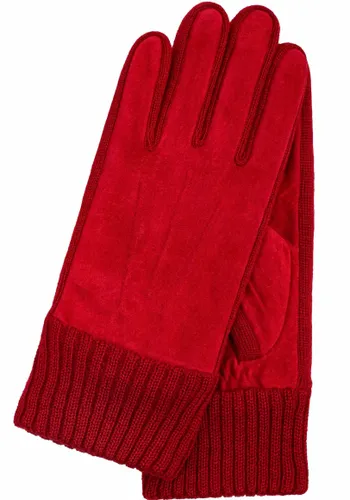 Lederhandschuhe KESSLER "Liv" Gr. 8, rot (red) Damen Handschuhe Fingerhandschuhe