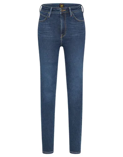 Lee Damen Jeans Ivy - Skinny Fit - Blau - Worn Willow