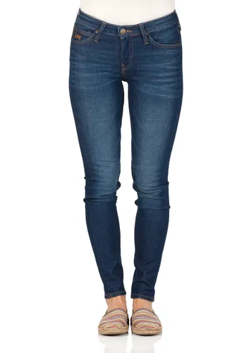 Lee Damen Jeans Scarlett - Skinny Fit - Blau - Vintage Worn
