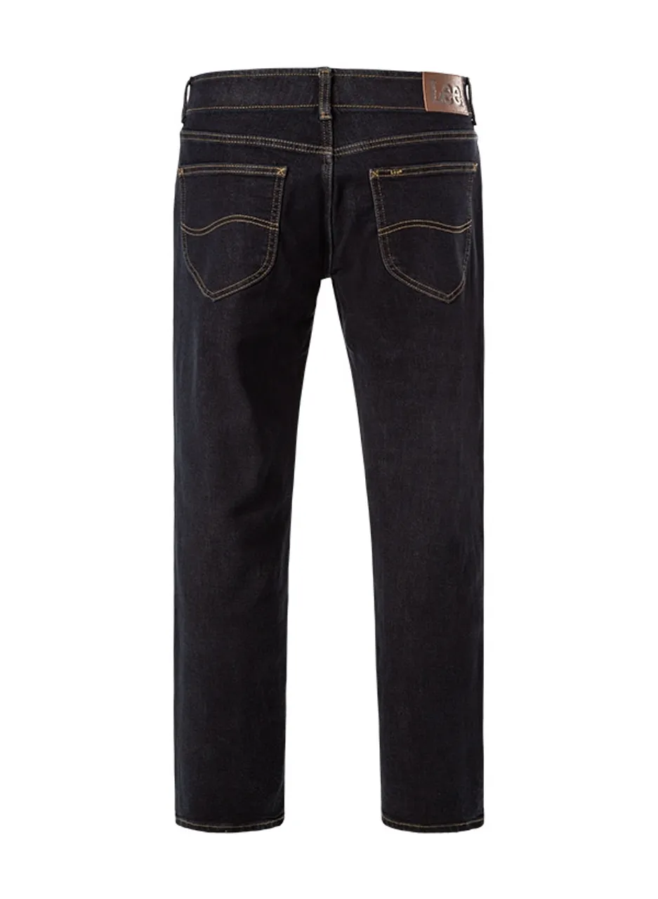 Lee Herren Jeans blau Baumwoll-Stretch Straight Fit