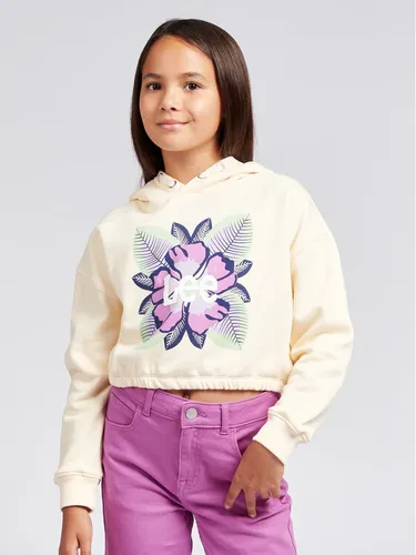 Lee Sweatshirt Floral Oversize LEG5089 Écru Oversize