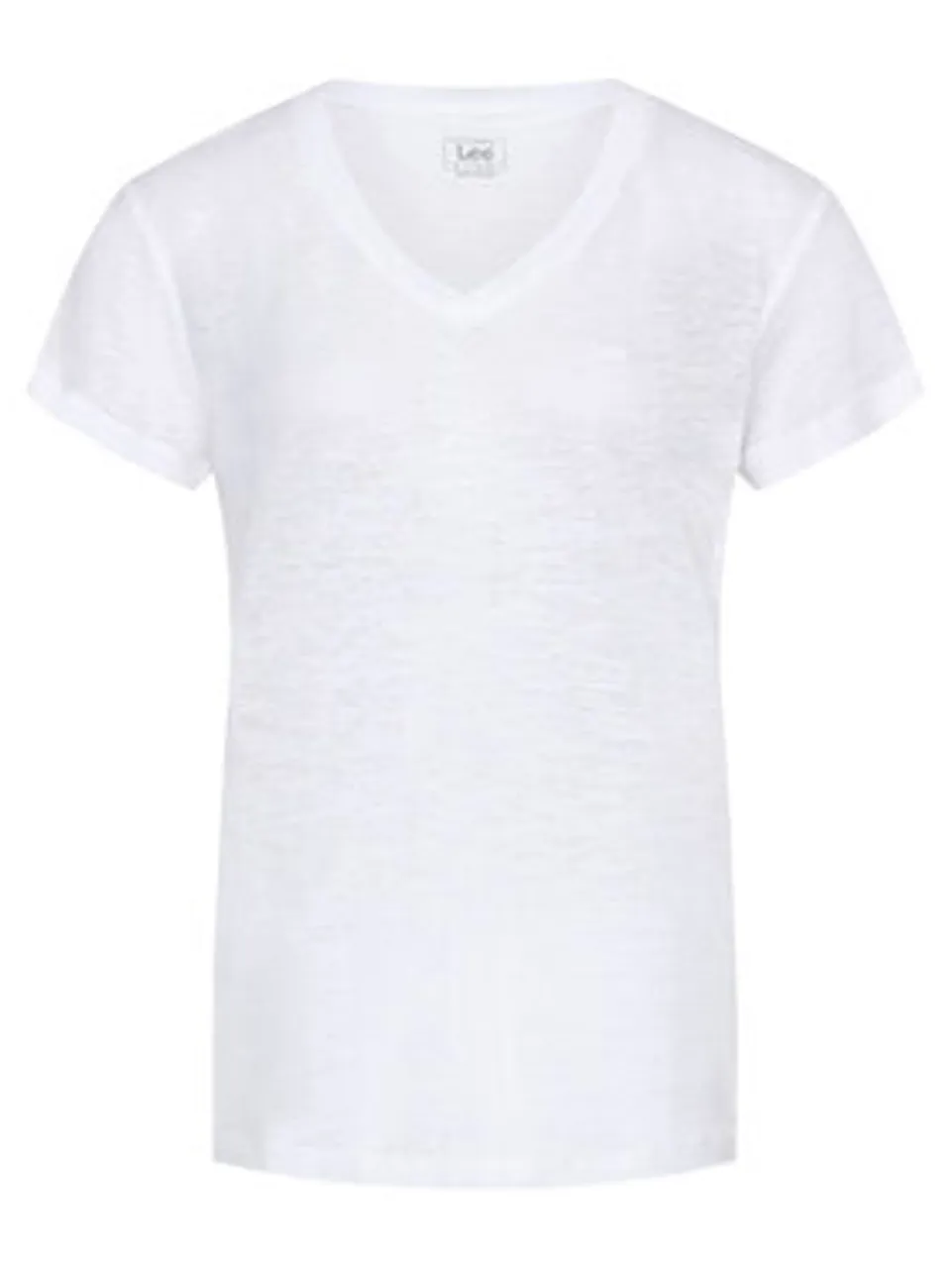 Lee T-Shirt V Neck Tee L41JENLJ 112108997 Weiß Regular Fit
