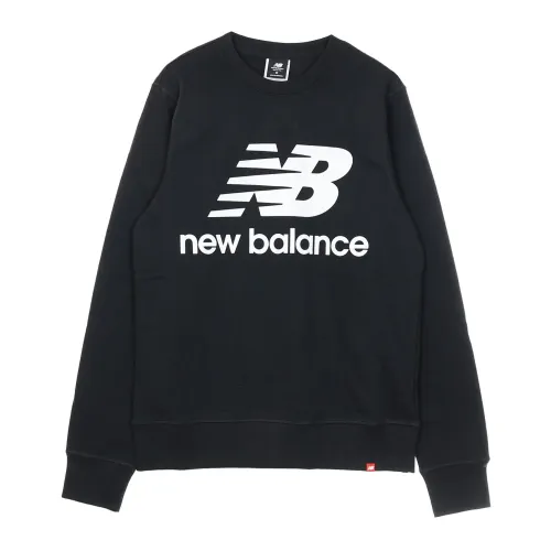 Leichter Rundhalsausschnitt Essentials Stacked Logo Pullover New Balance