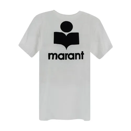 Leinen Logo T-Shirt Isabel Marant Étoile