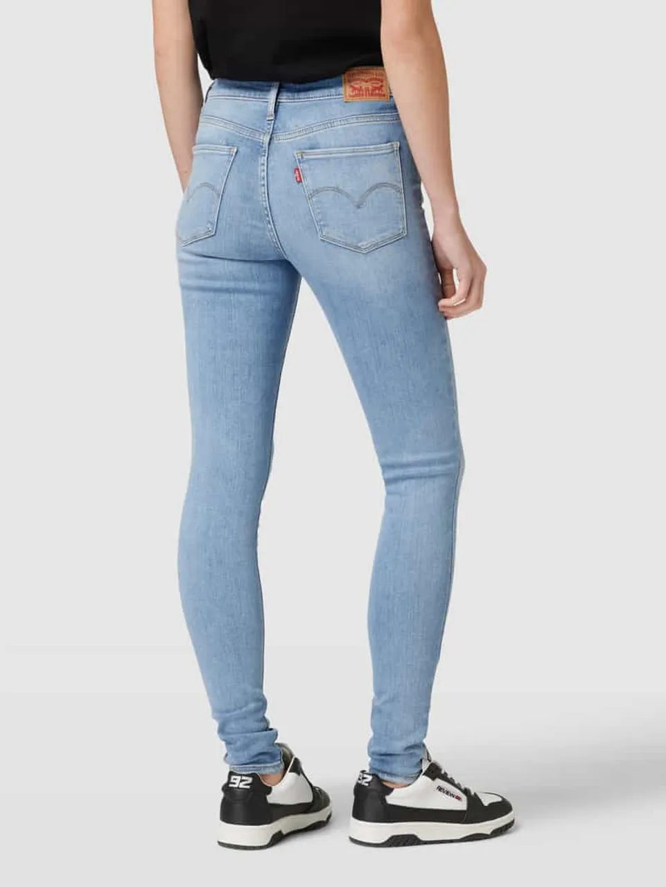 Levi's® 300 Shaping Super Skinny Fit Jeans im 5-Pocket-Design in Bleu