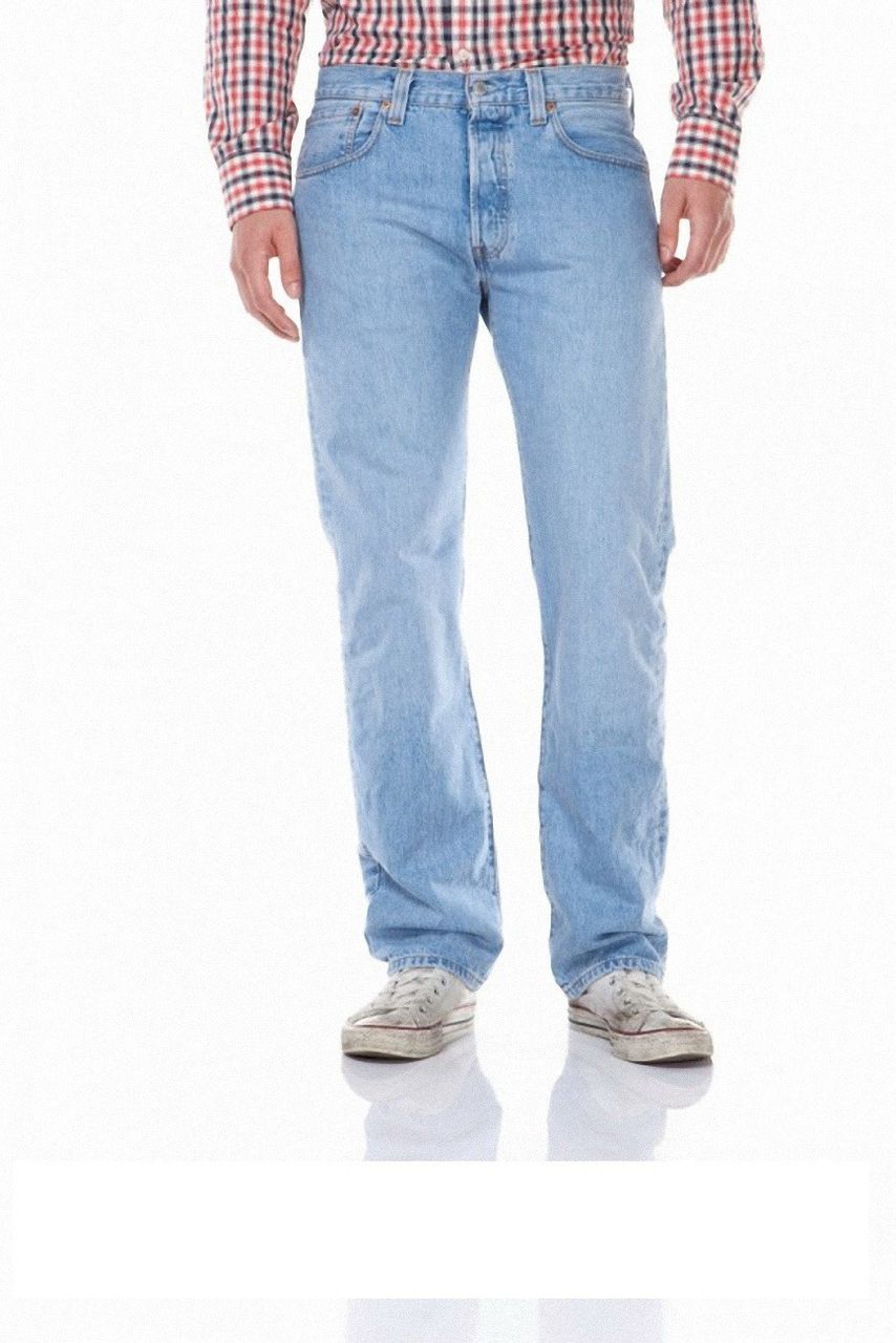 Levi's® 501® Jeans - Regular Straight Fit - Stonewash - Onewash - Marlon Wash - Black - Light Broken In