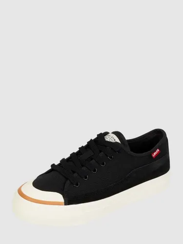Levi’s® Acc. Sneaker aus Canvas und Leder in Black