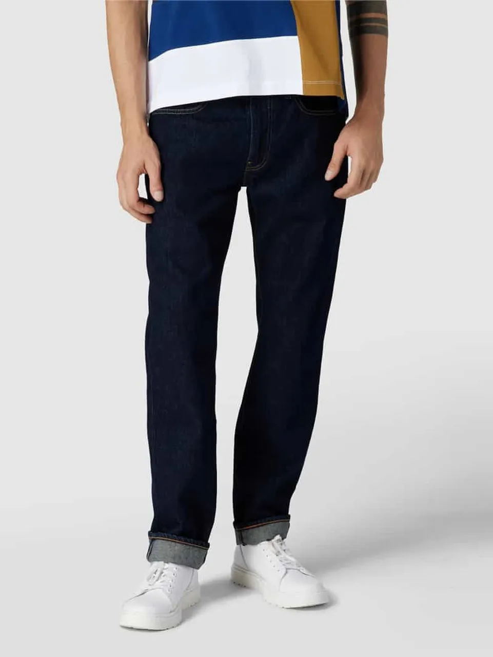 Levi's® Jeans mit Label-Detail Modell 'ONEWASH' in Jeansblau