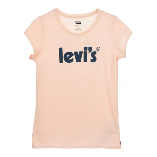 Levi's Kids basic tee shirt w/ poster Mädchen Pale Peach