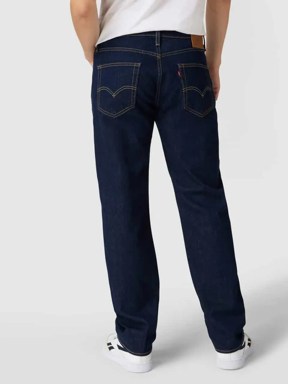 Levi's® Regular Fit Jeans mit Stretch-Anteil Modell Modell "514 CHAIN RISE" in Jeansblau
