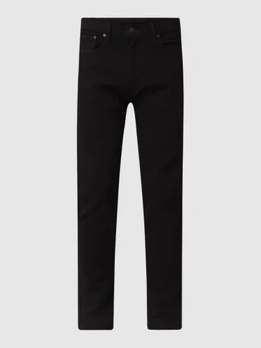 Levi's® Slim Tapered Fit Jeans mit Stretch-Anteil Modell '512' in Black