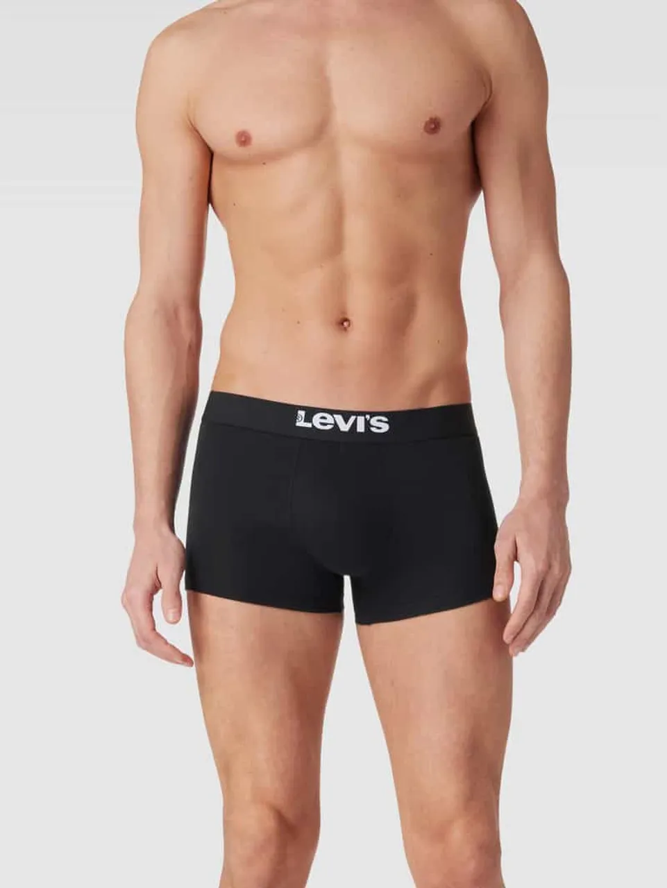 Levi's® Trunks mit elastischem Logo-Bund Modell 'SOLID BASIC TRUNK' in Black