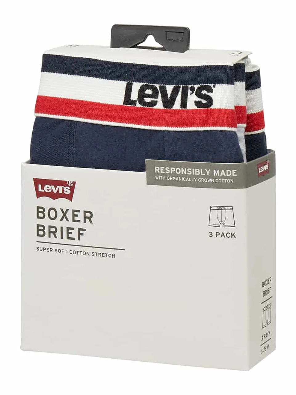 Levi's® Trunks mit Stretch-Anteil im 3er-Pack in Dunkelblau