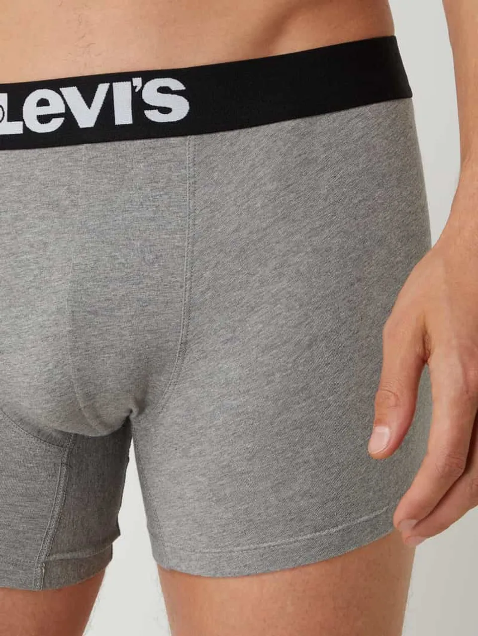 Levi's® Trunks mit Stretch-Anteil im 4er-Pack in Mittelgrau