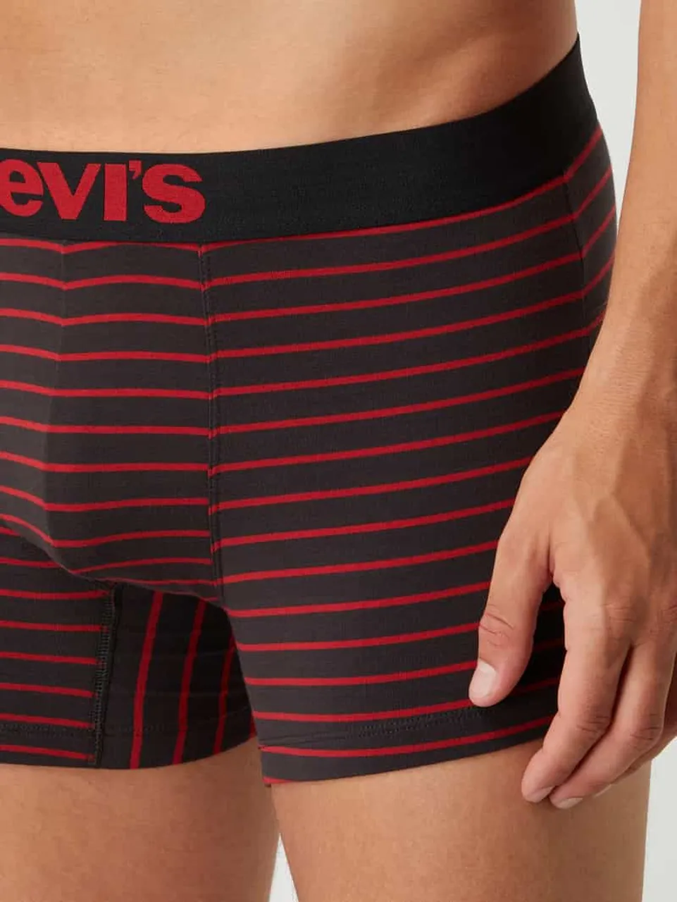 Levi's® Trunks mit Stretch-Anteil im 4er-Pack in Rot