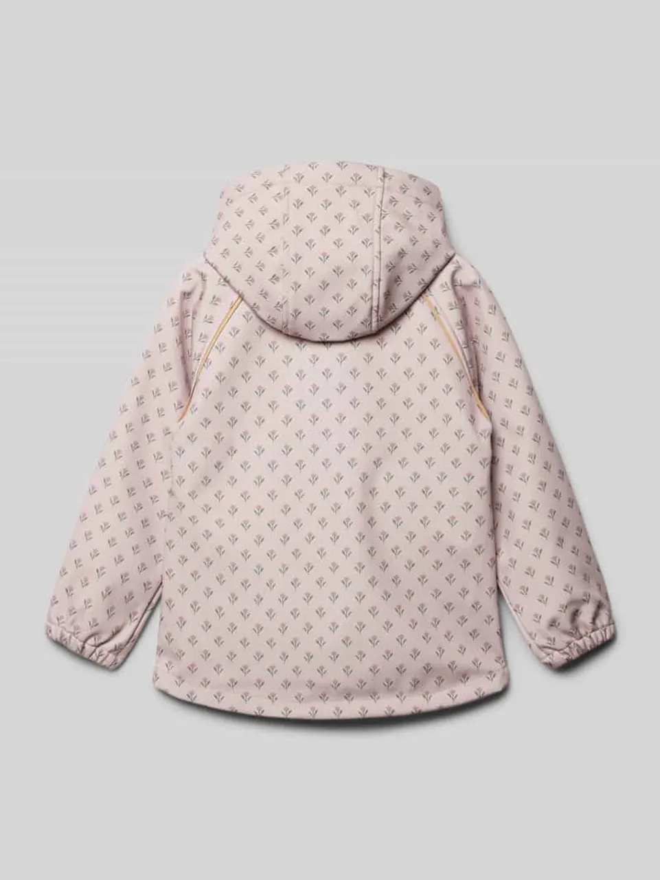 Lil Atelier Softshell-Jacke mit floralem Muster in Flieder