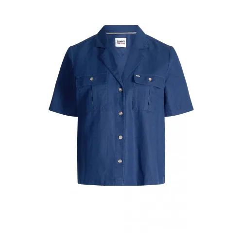 Linen bowling shirt Tommy Jeans