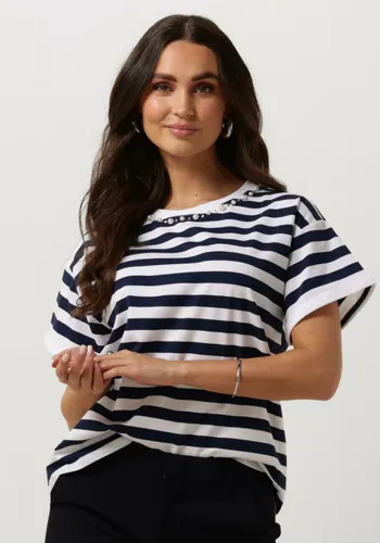Liu Jo Damen Tops & T-Shirts J.striped T-shirt - Blau/weiß Gestreift