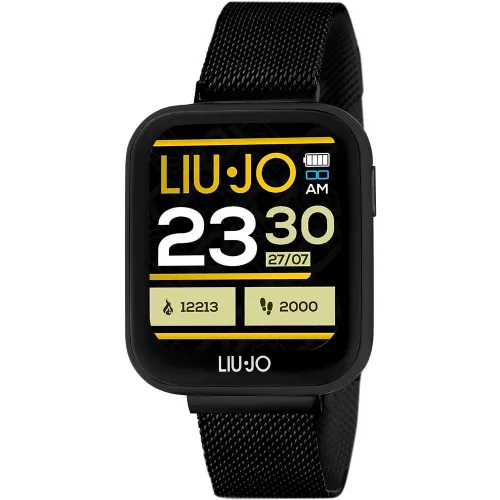 Liu Jo Jeans Damen Digital Smartwatch Uhr mit Edelstahl