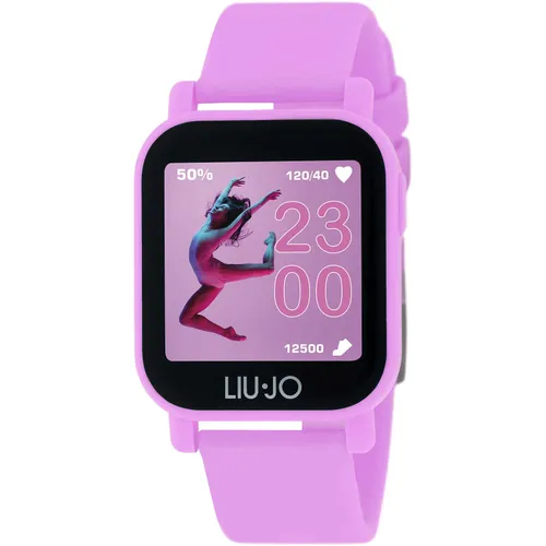 LiuJo Damen Digital Smartwatch Uhr mit Silikon Armband