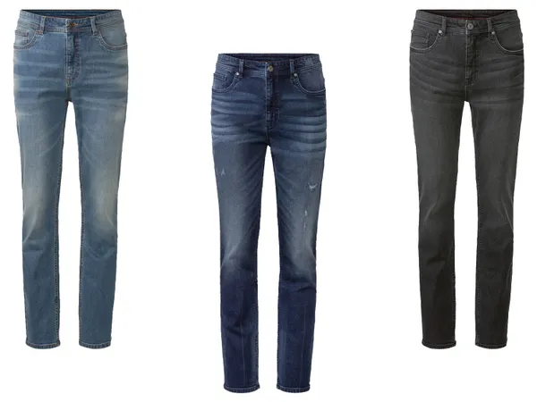 LIVERGY® Herren Jeans, Slim Fit, mit normaler Leibhöhe