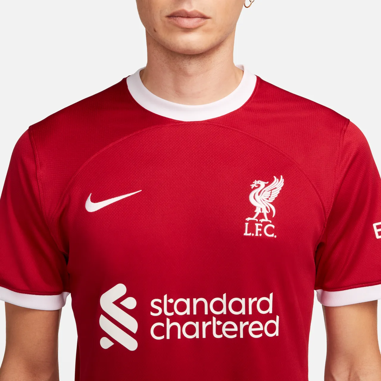 Liverpool FC 2023/24 Stadium Home Nike Dri-FIT Fußballtrikot für Herren - Rot