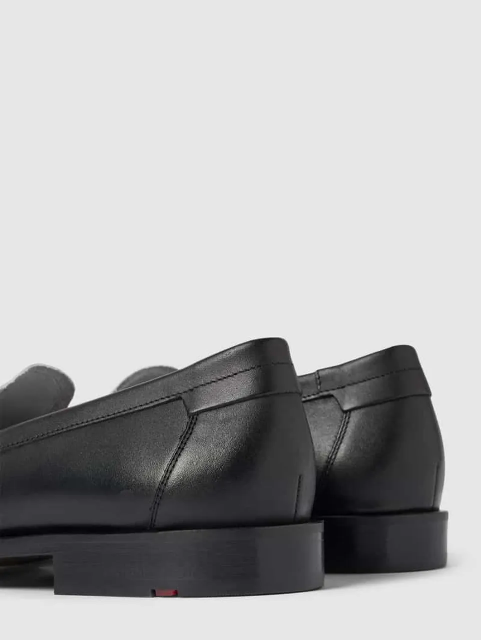 Lloyd Loafers in Two-Tone-Machart aus Leder Modell 'LINDSEY' in Black