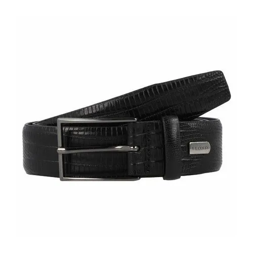 Lloyd Men's Belts Gürtel Leder schwarz 100 cm
