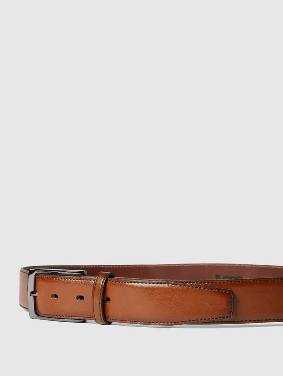 Lloyd Men's Belts Ledergürtel mit Dornschließe aus Metall in Cognac