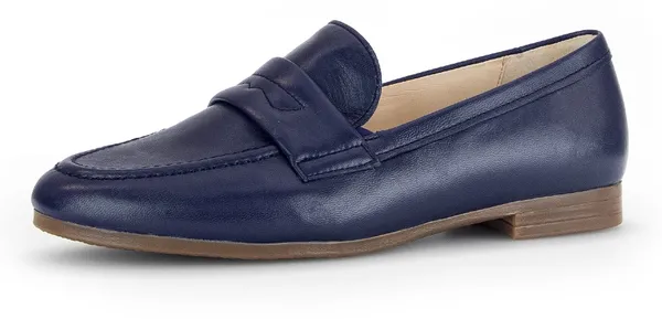 Loafer GABOR "FLORENZ" Gr. 41, blau (dunkelblau) Damen Schuhe Slip ons