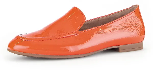 Loafer GABOR Gr. 40, orange Damen Schuhe Slip ons