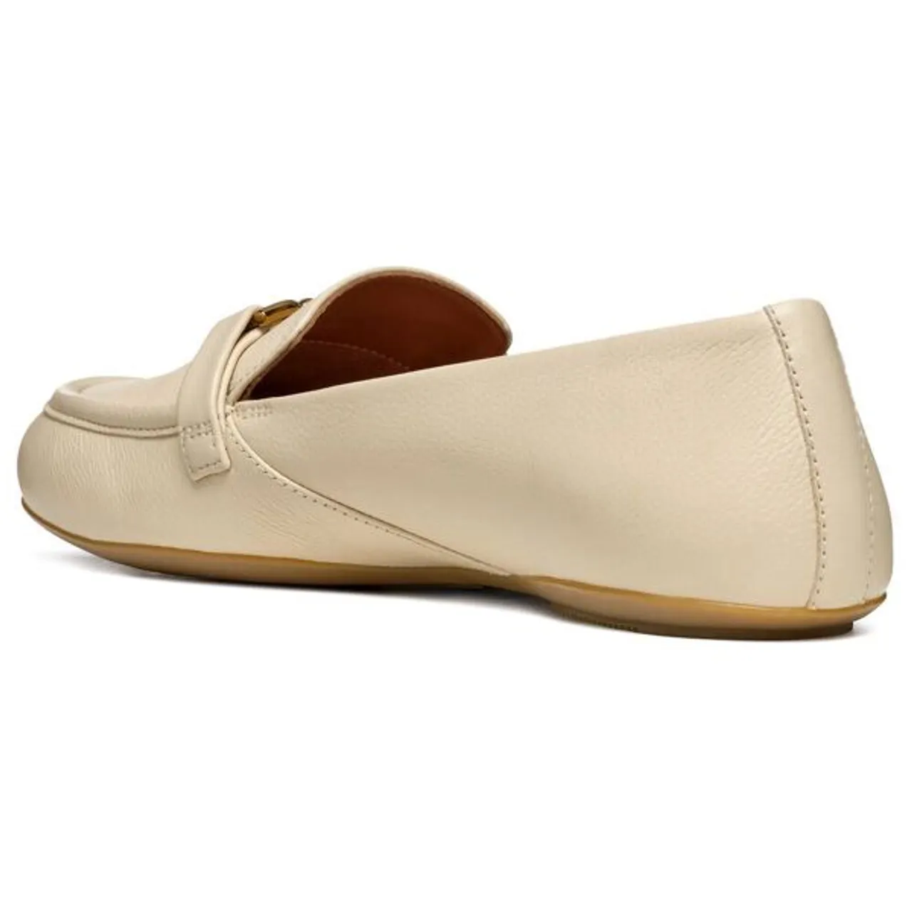 Loafer GEOX "D PALMARIA J" Gr. 37, beige (sandfarben) Damen Schuhe Slip ons