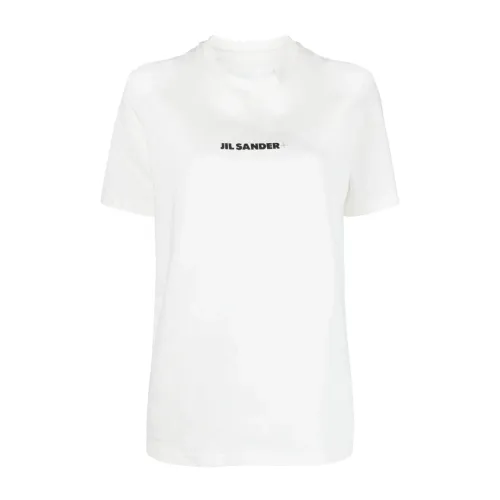 Logo-Print Baumwoll T-Shirt Jil Sander
