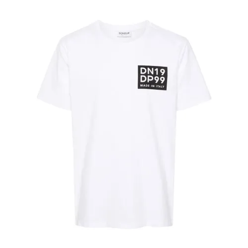 Logo Print Crew Neck T-shirts und Polos Dondup