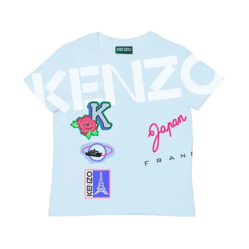 Logo Print Kurzarm T-Shirt Kenzo