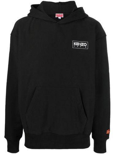 logo-print long-sleeve hoodie