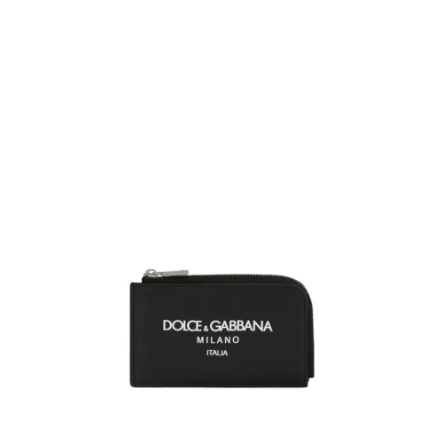 Logo-Print Reißverschluss-Geldbörse Dolce & Gabbana